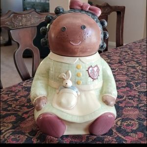 "Spice" Treasure Craft American-American rag doll Cookie jar